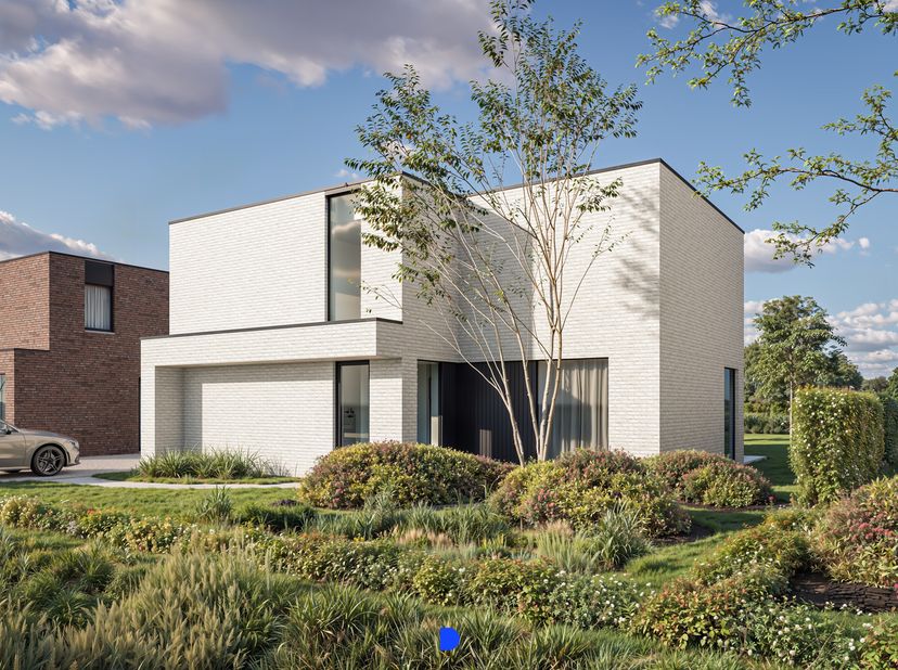 Prachtige nieuwbouwwoning met tijdloos karakter in een rustige en landelijke omgeving.<br />
<br />
Indeling:<br />
Inkomhal met gastentoilet, ruime b