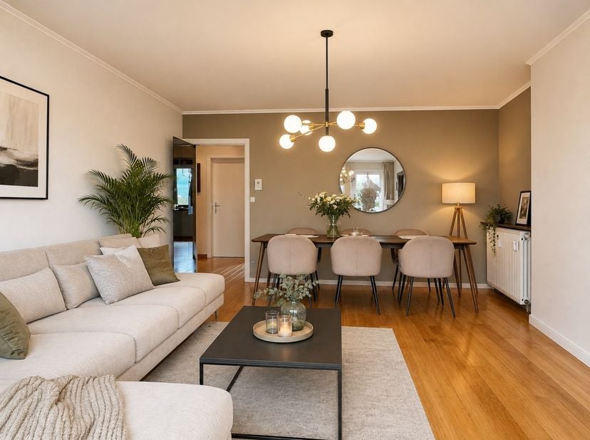 Welkom in dit instapklaar 2 slaapkamer appartement met EPC B, inclusief autostaanplaats en terras op een rustige ligging in Kuurne!<br />
Dit appartem