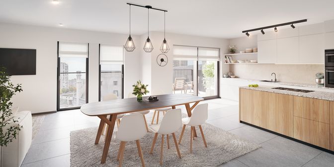 Appartement te koop in Rue Florimont 11 bus 0041, 4000 Liège