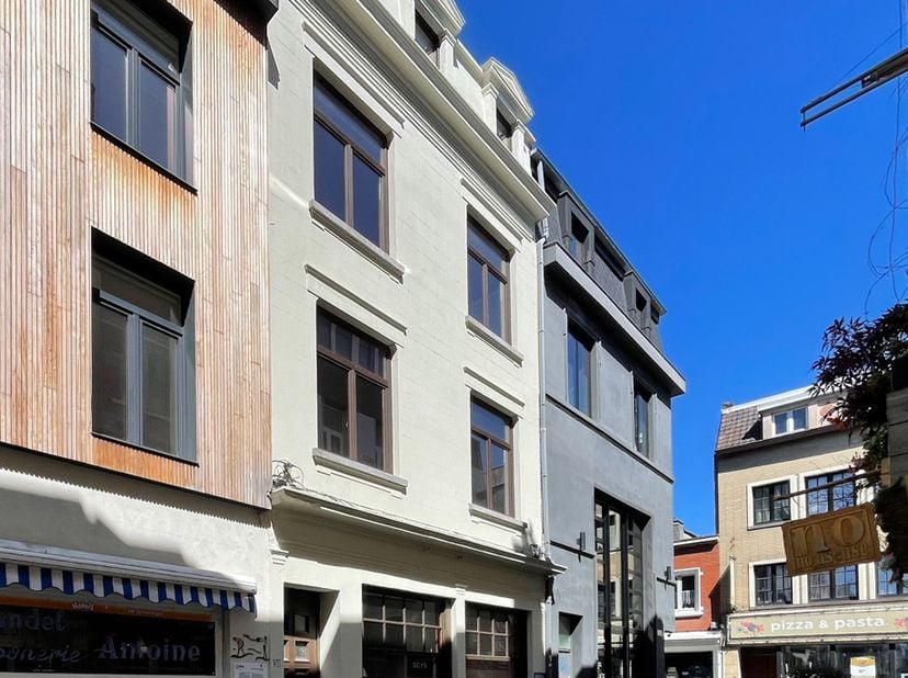 Dit gebouw wordt in z’n geheel verkocht als opbrengsteigendom.<br />
Dankzij de goeie ligging, centraal in Oostende is deze eigendom indertijd altijd