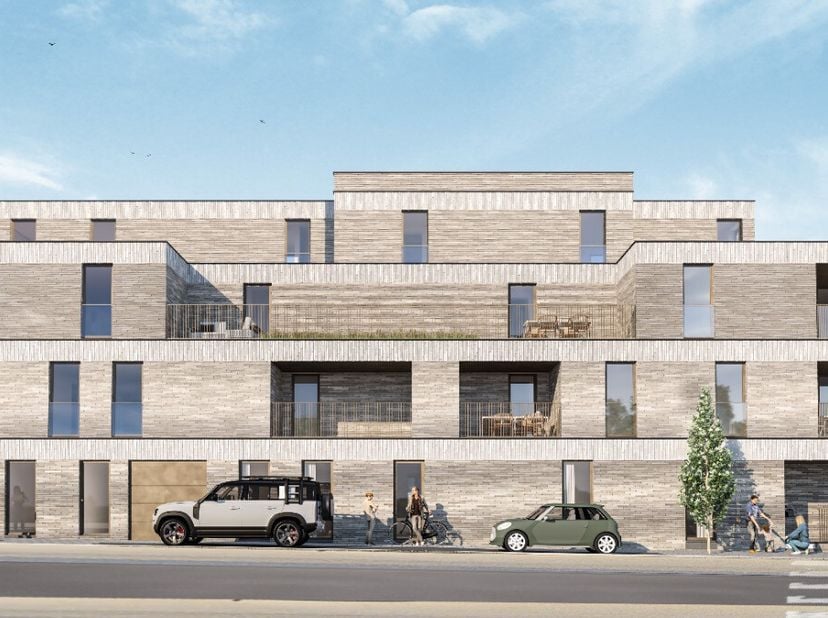 Ruime nieuwbouwappartementen met 2 slaapkamers in Beselare te koop.Op zoek naar een comfortabel appartement met veel natuurlijk lichtinval en een uits