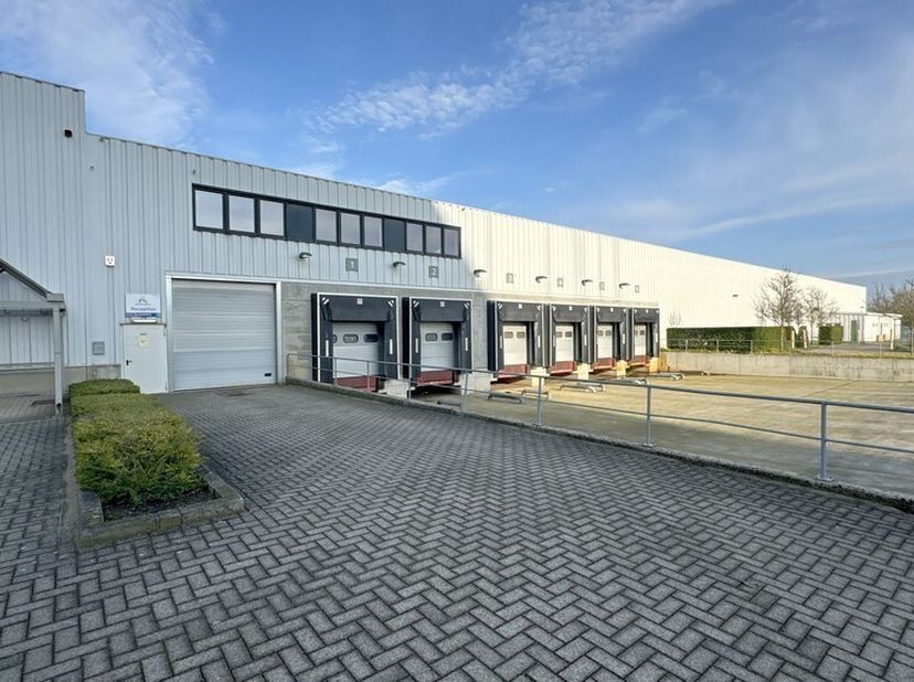 1.316m² magazijn<br />
Ligging:  in de industriezone Satenrozen vlakbij de N171 (Expresweg) en E19/A12 (Antwerpen-Brussel)<br />
Specificaties: staals