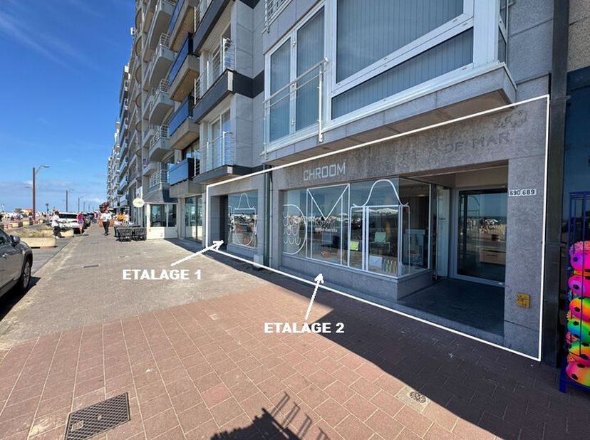 Op een uitermate gunstige locatie aan de Zeedijk van Knokke, grenzend aan Het Zoute, bieden we u dit handelsgelijkvloers aan. Het eigendom bestaat uit