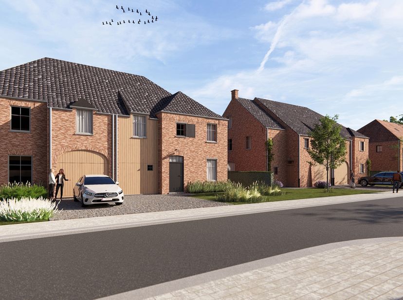 In het charmante nieuwbouwproject Vogelzang in Zonhoven vind je lot 5: een zeer statige woning op een perceel van 387 m² met een bewoonbare oppervlakt