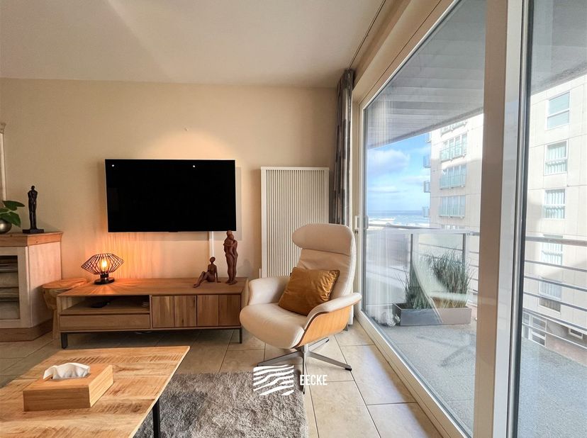 Res. Mary Luz 0302 - Instapklaar ruim appartement met twee slaapkamers en slaaphoek - Zijdelings zeezicht van op de derde verdieping - Inkom met toile