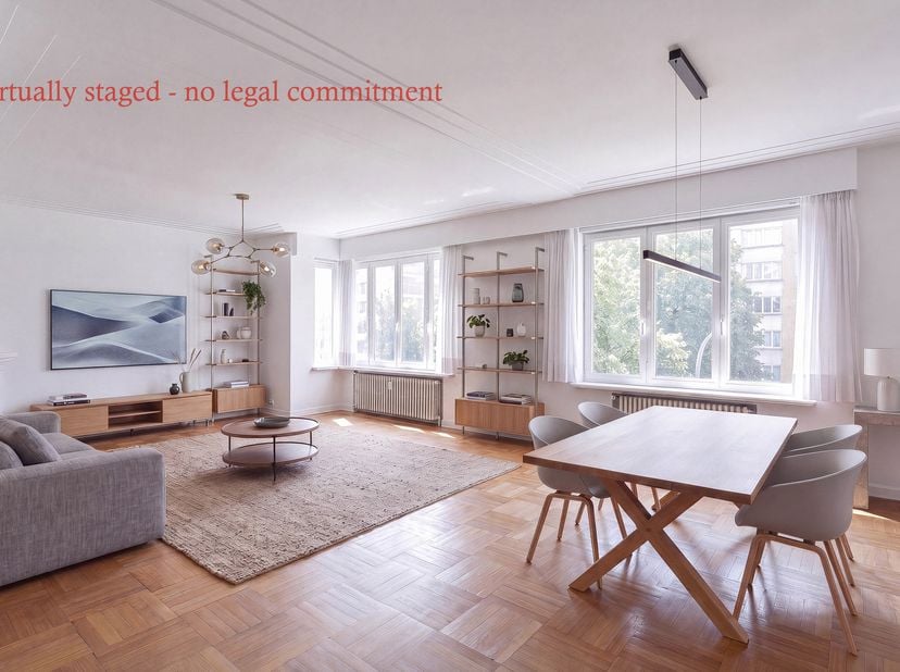 Maxime Real Estate stelt u dit charmante appartement met 2 slaapkamers voor.<br />
Uitstekend gelegen vlak bij het Georges Henripark, het openbaar ver