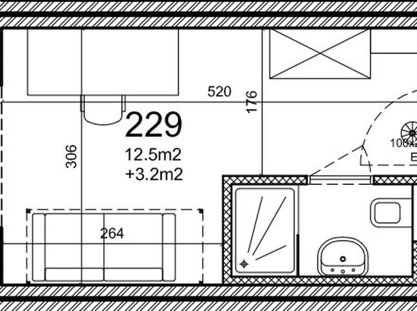 Aan de rand van de stad Brugge bevindt zich dit recent studentengebouw (2016) met moderne studentenkamers. Dankzij de nabijheid van verschillende univ