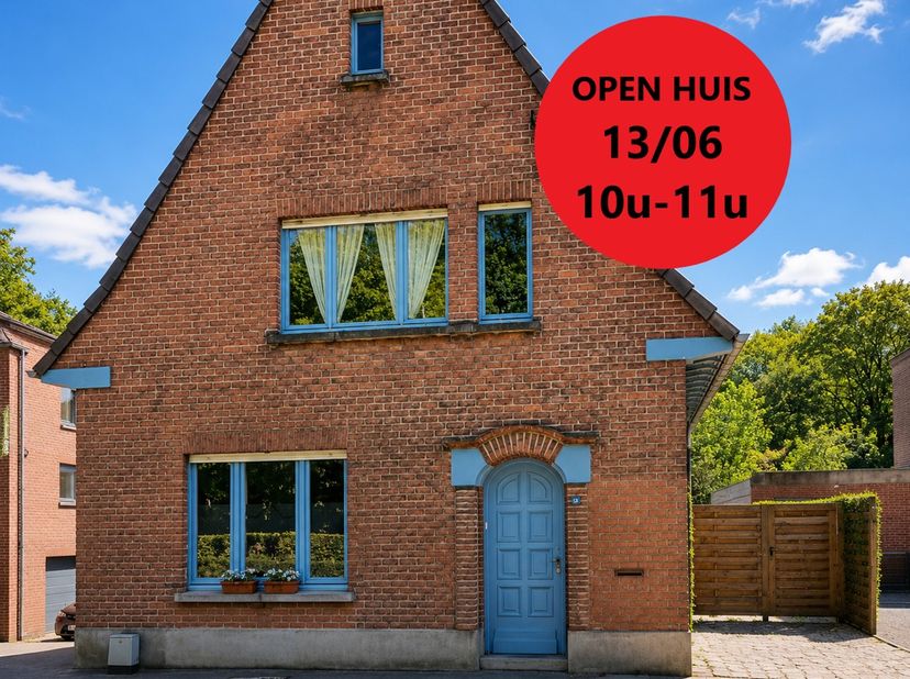 OPEN HUIS ZATERDAG 13/06 van 10u tot 11u<br />
Droomt u van wonen in alle rust, omringd door natuur en met alle ruimte om uw woonwensen verder vorm te