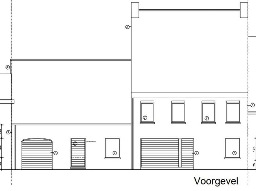 Deze oude krantenwinkel heeft reeds 2 huisnummers namelijk Veurnseweg 138 en 138A.<br />
<br />
De interne opsplitsing in 2 woningen is reeds gebeurd.