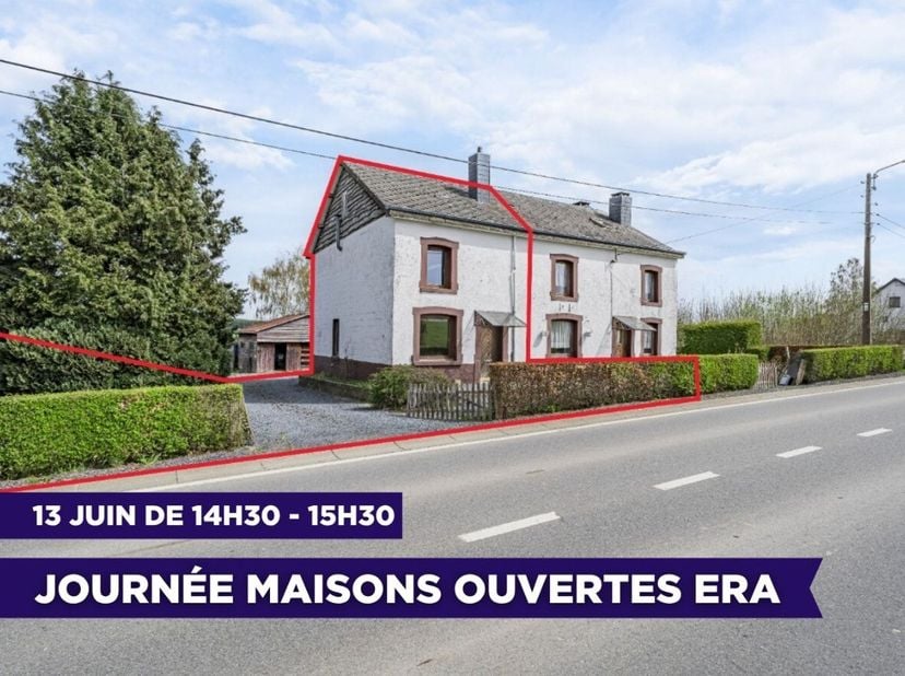 [[ CE BIEN PARTICIPE À LA JOURNÉE MAISONS OUVERTES ERA LE 13/6 DE 14:30 À 15:30 ]] ERA BLUX vous présente cette maison 3 façades située au cur du vill
