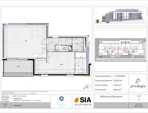                                         Appartement à vendre à Glain, € 242.968
