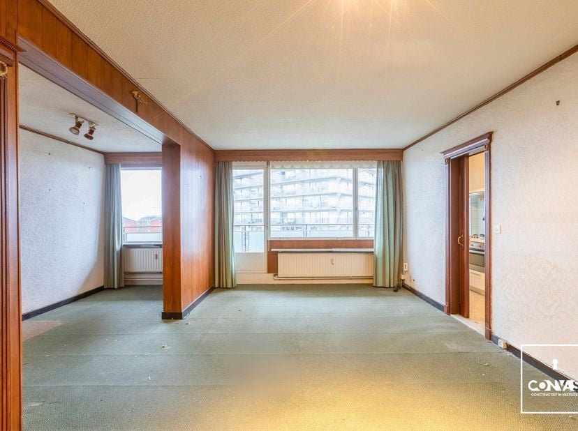 Dit te renoveren appartement bevindt zich in de residentie Ter Leie, met zicht op&amp;nbsp;het Groenevalleipark. Dankzij deze uitstekende ligging geniet u