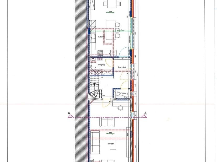 VERNIEUWDE EN ENERGIEZUINIGE HALFOPEN BEBOUWING MET TUIN IN EEN ZEER AANGENAME EN RUSTIGE ZONE VAN LOCHRISTI. In het gezellige Zeveneken, deelgemeente