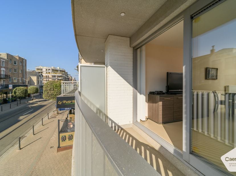 Dit heel recent en gezellig appartement combineert comfort, licht en een uitstekende ligging. Dankzij de grote raampartijen geniet u hier van een aang