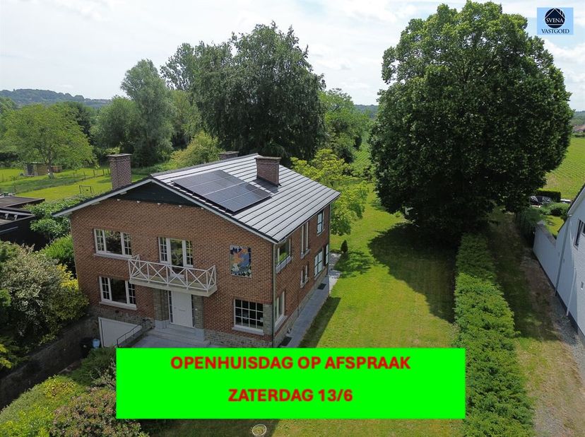 OPENHUIDAG OP AFSPRAAK ZATERDAG 13/06<br />
ZEER LEUKE OPEN BEBOUWING MET 7 KAMERS<br />
Richtprijs : 475.000 euro<br />
Zeer leuke openstaande bebouw