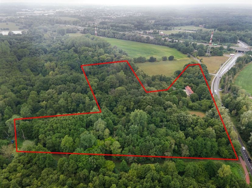 Te midden van een prachtig bosrijk gebied, omringd door groen en natuur, bevindt zich deze uitzonderlijke woning met een totale bewoonbare oppervlakte