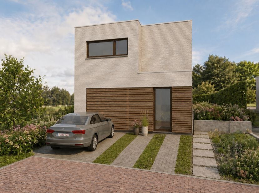 Ontdek lot 47 in het nieuwbouwproject Profetenberg in Roosdaal: bouwgrond voor een halfopen bebouwing in een doodlopende straat. Voor deze grond werkt