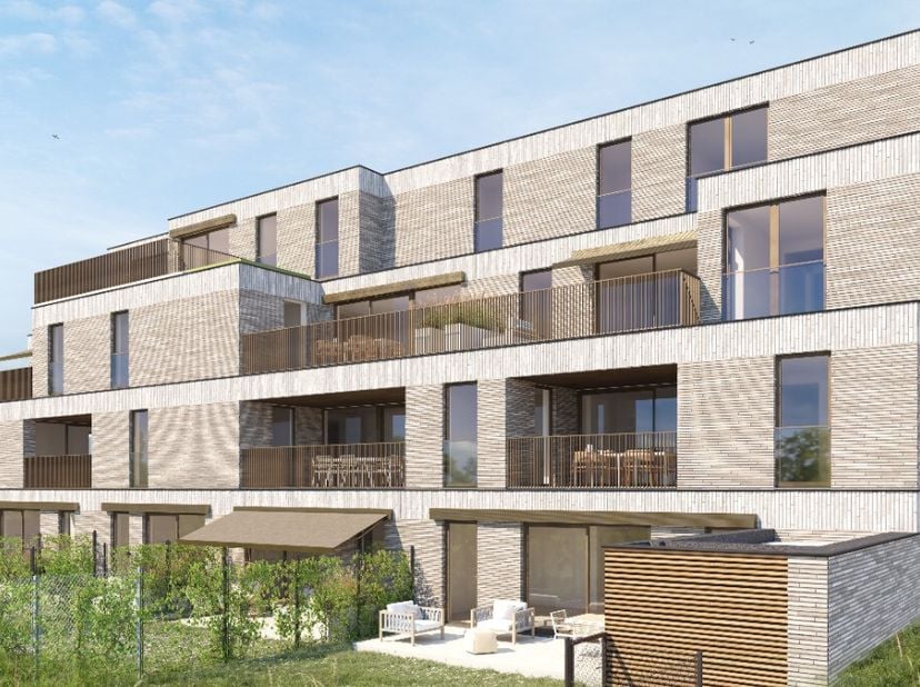 Ruime nieuwbouwappartementen met 2 slaapkamers in Beselare te koop.Op zoek naar een comfortabel appartement met veel natuurlijk lichtinval en een uits