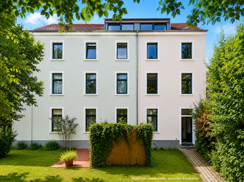 Ideaal gelegen tussen het Cinquantenaire Park en het Koning Victorious Park, bieden wij dit lichte appartement met 1 slaapkamer van circa 55 m² (volge