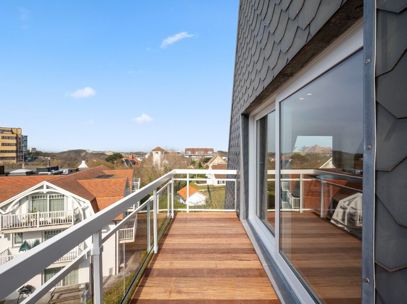 Te koop: prachtig gerenoveerd appartement (2026) met zicht op zee en duinen Ontdek dit schitterende luxe duplexappartement, een werkelijk unieke en ze