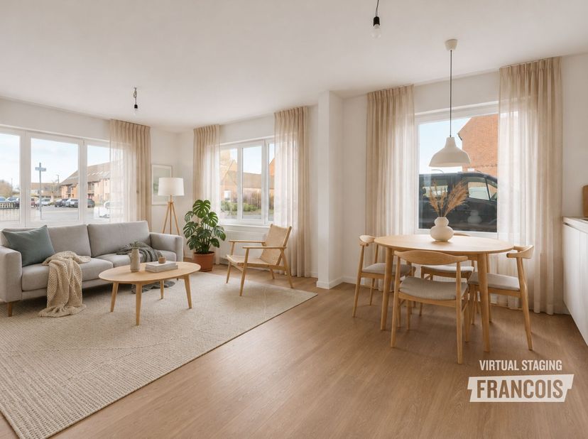 Pal in het hart van de residentiële Vuurtorenwijk, treffen we dit volledig gerenoveerd appartement in een kleinschalige residentie aan. Het pand werd