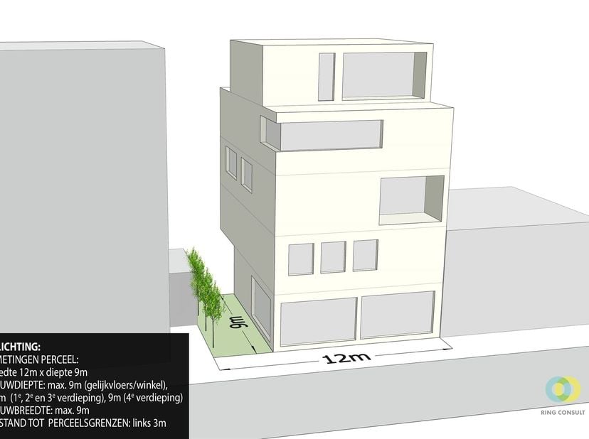 ** SOUS OPTION ** Ce terrain de construction unique, idéalement situé dans le centre animé de Vilvorde, se trouve à quelques pas de la gare. Avec son