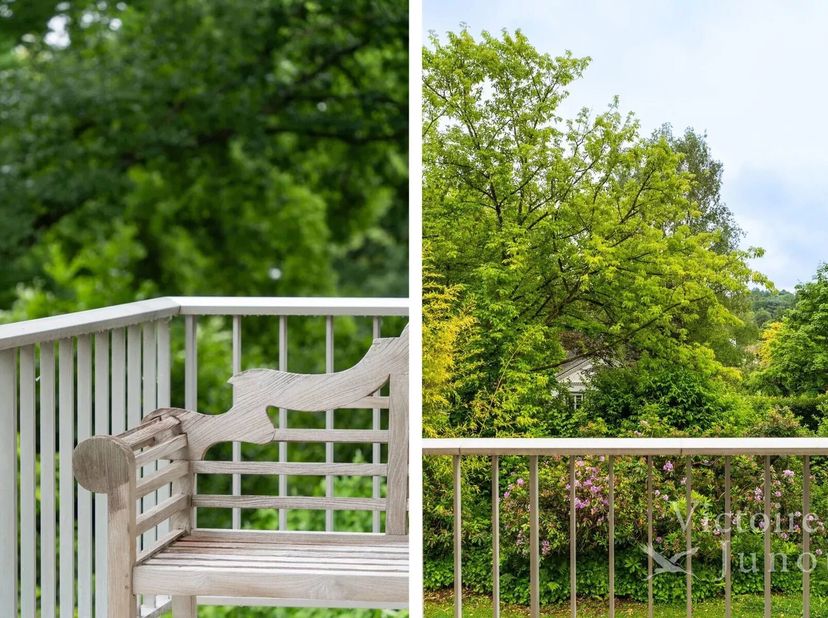 Victoire Junot biedt u dit prachtig volledig gerenoveerde appartement met 4 gevels aan met een oppervlakte van ± 305 m² + terras en onafhankelijke stu