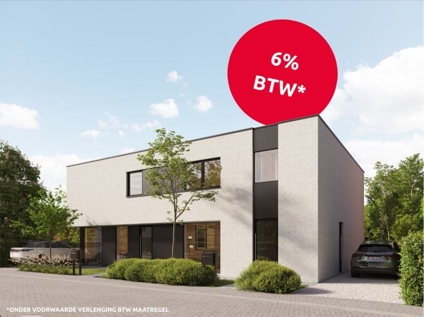 Geniet van het btw tarief van 6%*.&amp;nbsp; Deze moderne nieuw te bouwen woning maakt deel uit van een nieuwe verkaveling van 26 woningen langs de Lendel