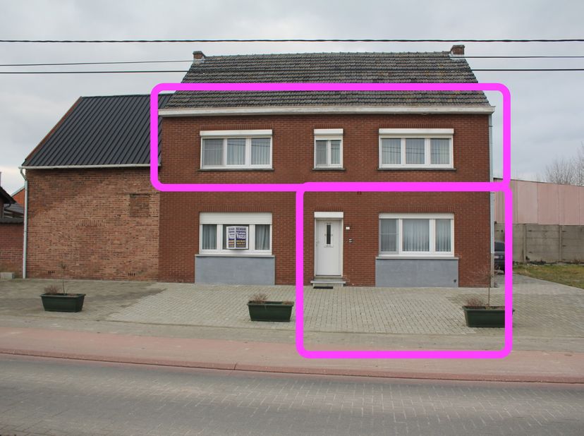 Alken, Leemkuilstraat 15/1: Rustig gelegen appartement, in natuurlijke omgeving, op 2 km van het centrum van Alken. Het pand is voorzien van een inkom