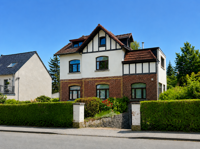 ENVIRONNEMENT<br />
Idéalement située dans un quartier résidentiel recherché de Rixensart, cette belle maison de caractère bénéficie d’un environnemen