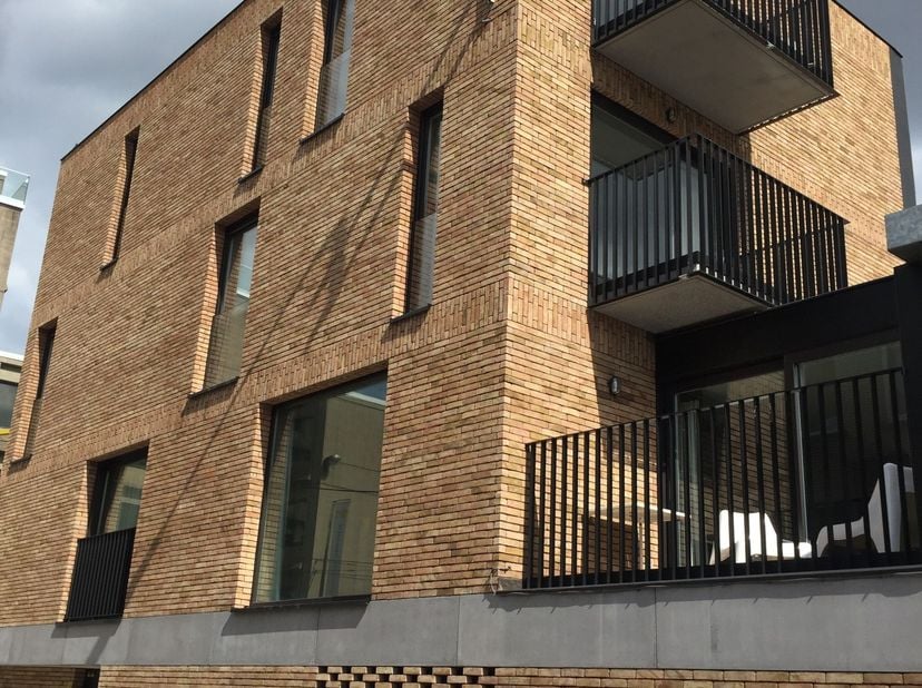 Mooi éénkamerappartement met ruime living , keuken met combi-oven , kookplaat  en dampkap, frigo met diepvriesvak ,  berging met aansluiting voor wasm
