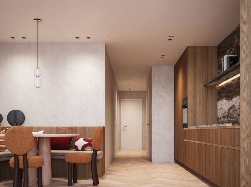 De Zeeschorre, c'est vivre en bord de mer dans une nature préservée. Bientôt, 8 appartements en duplex y seront construits. Depuis le salon, ils offre