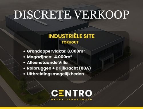                             Magazijn met woonst te koop in Torhout

