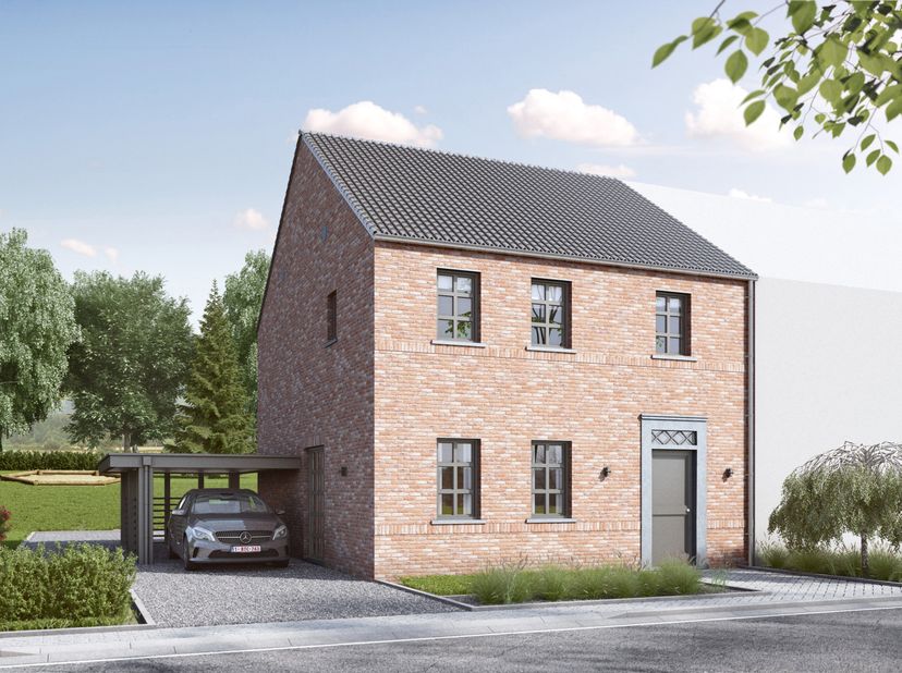 Découvrez ce projet de VILLA 3 FAÇADES PEB A+ - CONSTRUCTION 100% TRADITIONNELLE finition clé-sur-porte. Avec son architecture soignée et ses performa