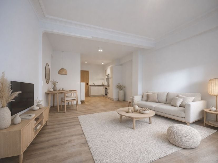 Ce magnifique studio rénové avec cave est situé au troisième étage à l’arrière de l’immeuble. L’agencement est pratique et confortable, avec une salle