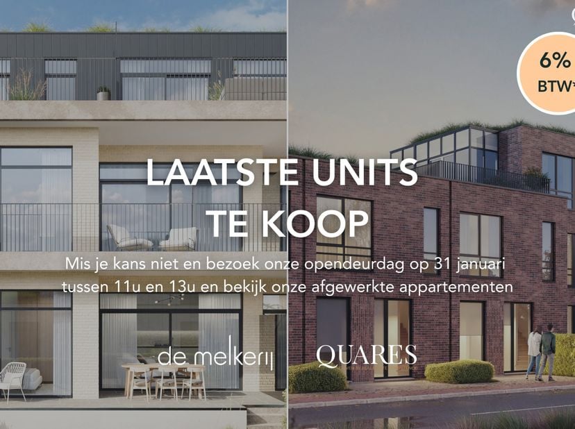 Quares - TREVI Groep presenteert :<br />
De Melkerij<br />
 <br />
In Sinaai wordt de voormalige Melkerij ontwikkeld tot een prachtig wooncomplex. De