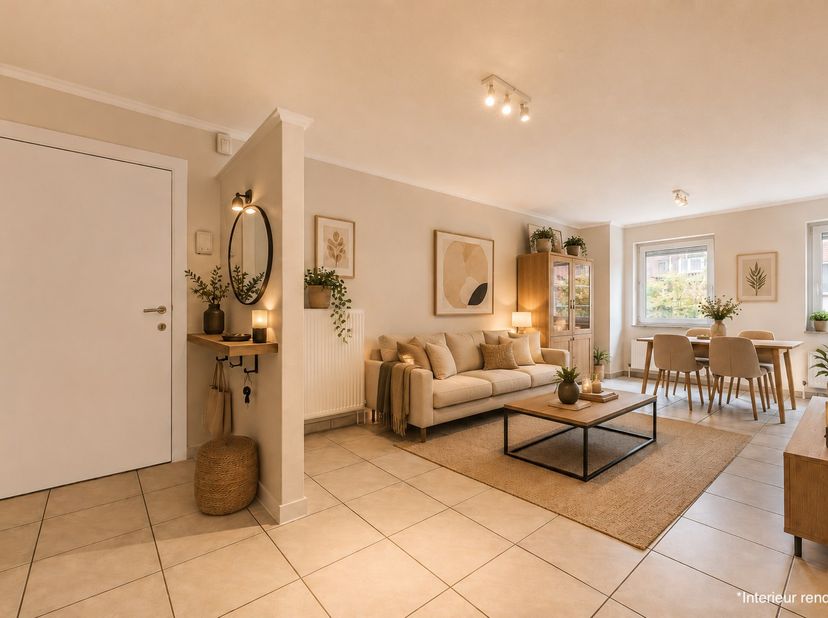 Voor meer info en foto’s, surf naar www.swevers.be – Op zoek naar een betaalbaar en instapklaar appartement in Zichem? Dit lichtrijke appartement met