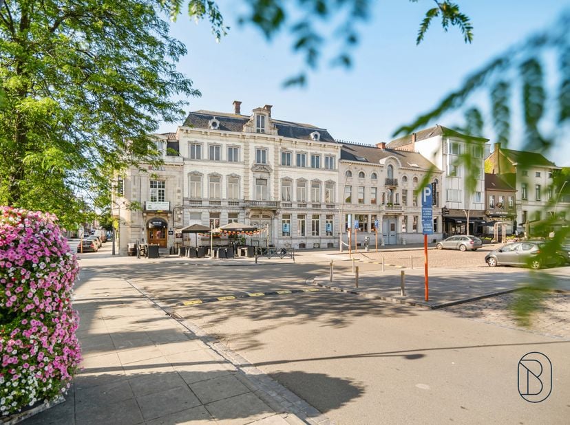 Op de MARKT van RONSE: prachtige HERENWONING met enorm potentieel<br />
Uniek gelegen op de Grote Markt van Ronse, vormt deze indrukwekkende neoclassi