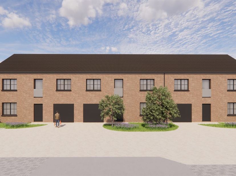 TE KOOP: Nieuwbouw (casco) gesloten bebouwing in Zolder!<br />
In de Beukenstraat, een rustige straat op het einde van een doodlopende weg, in de groe