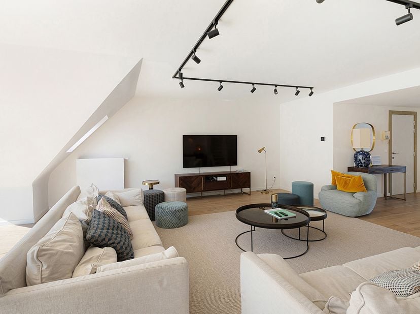 Dit verzorgde en volledig gemeubelde appartement combineert comfort, ruimte en een uitstekende ligging. Dankzij de uitstekende ligging bevindt u zich