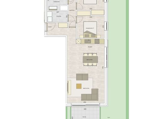                                         App. rez-de-chaussée à vendre à Middelkerke, € 385.000
