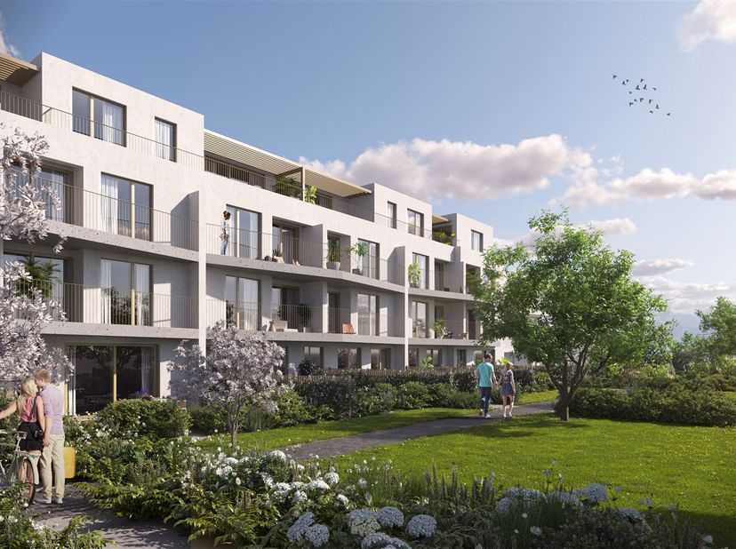 ‘WIM’ bied je de keuze uit 21 hedendaagse, stijlvolle appartementen met 2 en 3 slaapkamers, groottes tot 119m² met elk een privatief terras en of tuin