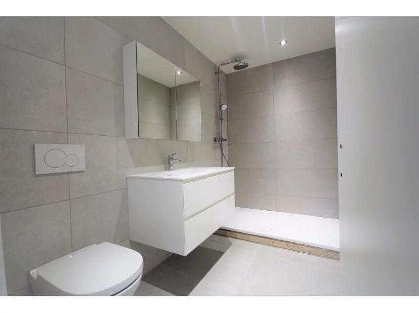 Centraal gelegen aan de Naamsevest 75 bus 201 in Sint-Truiden bevindt zich dit volledig gerenoveerde appartement met een bewoonbare oppervlakte van 55