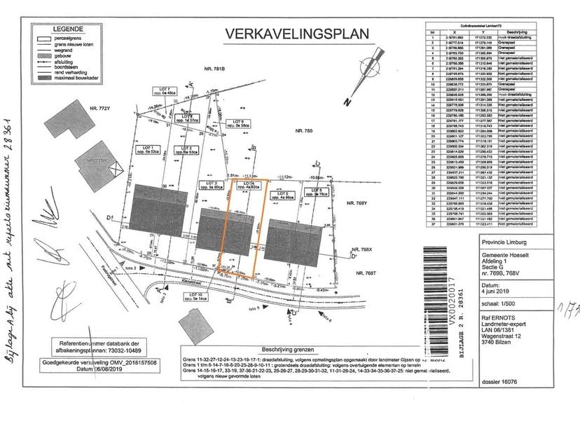 A vendre : Terrain à bâtir jumelé situé en milieu rural à Kiezelstraat, 3730 Hoeselt<br />
Découvrez ce terrain à bâtir jumelé de 4a62ca dans la paisi