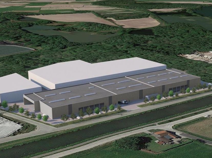 Magazijnen vanaf 4.000m² tot 13.850m², met of zonder kantoren, op maat te koop in nieuwbouwproject te Rijkevorsel. Het ganse project voorziet 34.000m²