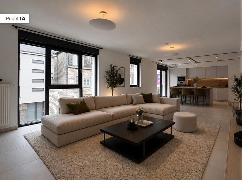 Julietimmo vous propose ce joli appartement deux chambres idéalement situé à deux pas des écoles et du centre d'Arlon, ainsi que de la frontière luxem