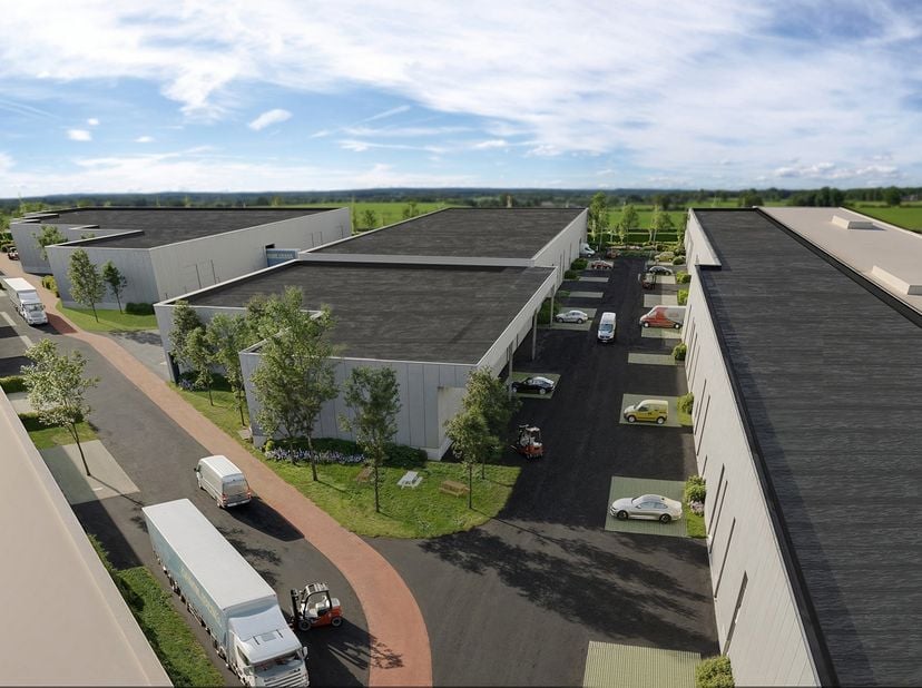 Langs de Pathoekeweg in Brugge verrijst binnenkort het KMO Park PORTIS, dit op de voormalige Philipssite. Met 53 afgewerkte KMO-Units, variërend van 1