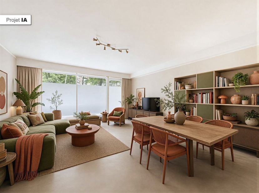 Forest - Albert / Altitude 100 | Appartement 1 chambre avec jardin<br />
Idéalement situé entre Albert et l’Altitude 100, cet appartement 1 chambre bé
