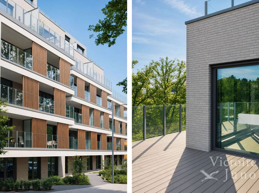 Victoire Junot stelt u een ruim penthouse met drie slaapkamers voor, verlengd door een prachtig en gunstig georiënteerd terras (Zuid/Zuid-West), met u