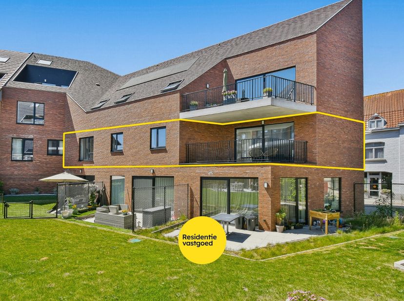 Wonen in alle rust én midden in het centrum? In residentie KorBoo in Gistel combineert dit instapklare nieuwbouwappartement ruimte, licht en verfijnde